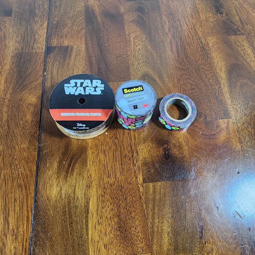 Rubbon Washi Tape Lot of 4